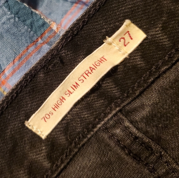 LEVI'S 70s High Waist Slim Straight - Size 27 - Picture 7 of 9
